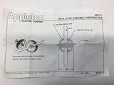 Appleton Electric 83011 Ball Stop Assembly