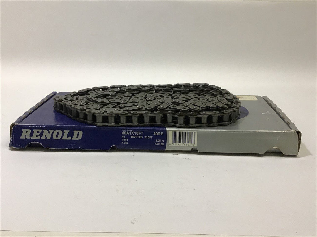 Renold 40A1X10FT Riveted Roller Chain 40RB