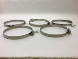 MintCraft 903-4844 Stainless Steel Hose Clamp No. 72 4-1/8" - 5" Lot of 5