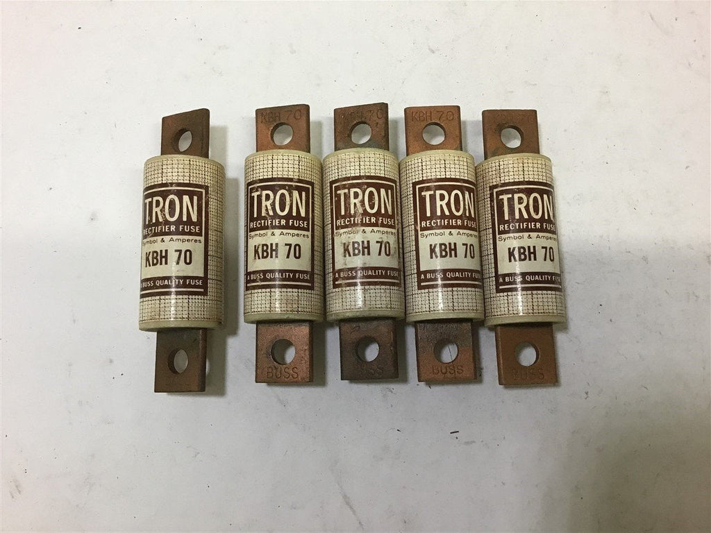 Tron KBH 70 Rectifier Fuses 500 V Lot of 5