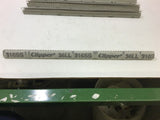 Clipper 36 LL SS Belt Fasteners 316 Stainless 12" Lot of 11