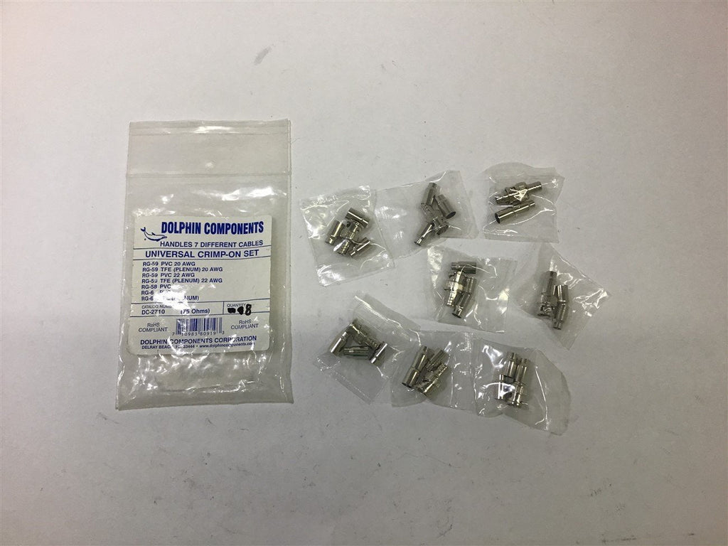 Dolphin Components DC-2710 Universal Crimp-On Set 8 Pcs