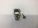 Allen-Bradley 800T-J4103A Key Switch Ser T Type 4/13 with Key