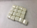 Qty. 17 of White Rubber Square Cover Caps