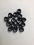 Qty. 15 Black Rubber # 19 Round Chair Leg Cover Caps