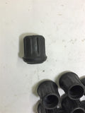 Qty. 15 Black Rubber # 19 Round Chair Leg Cover Caps