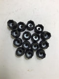 Qty. 15 Black Rubber # 19 Round Chair Leg Cover Caps