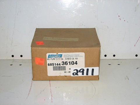 LoveJoy 6S Flange 1 7/16 - 685144 36104 -( 3/8 x 3/16 KW )  NEW