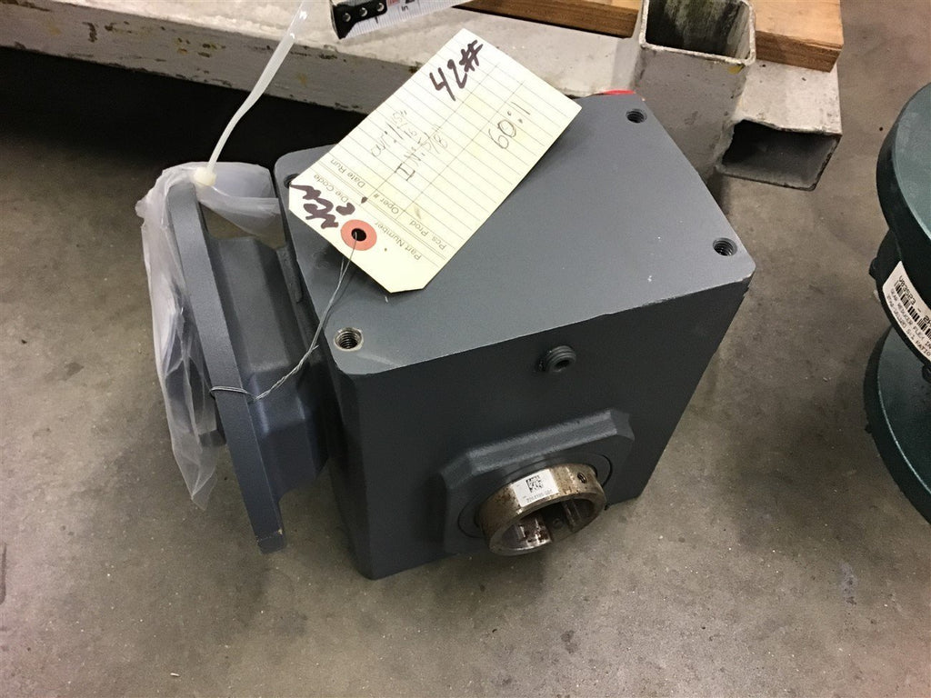 Morse Raider XG1260 Hollow Shaft Gear Reducer 262Q56H60 115 60:1 Ratio 0.91 HP