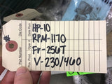 Reliance P25G3321-10 10 HP AC Motor 230/460 Volts 1170 Rpm 6P 256T Frame