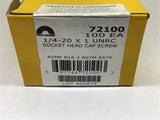 Holo-Krome 1/4-20 x 1 UNRC 72100 100 Ea Socket Head Cap Screw