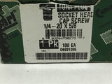 1/4-20/5/8 Socket Head Cap Screw Box of 100
