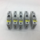 Siemens 5SX21 C10 Circuit Breaker Lot of 5