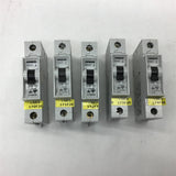 Siemens 5SX21 C10 Circuit Breaker Lot of 5
