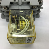 Idec RY4S-U DC 24V Relay With Base Lot of 2