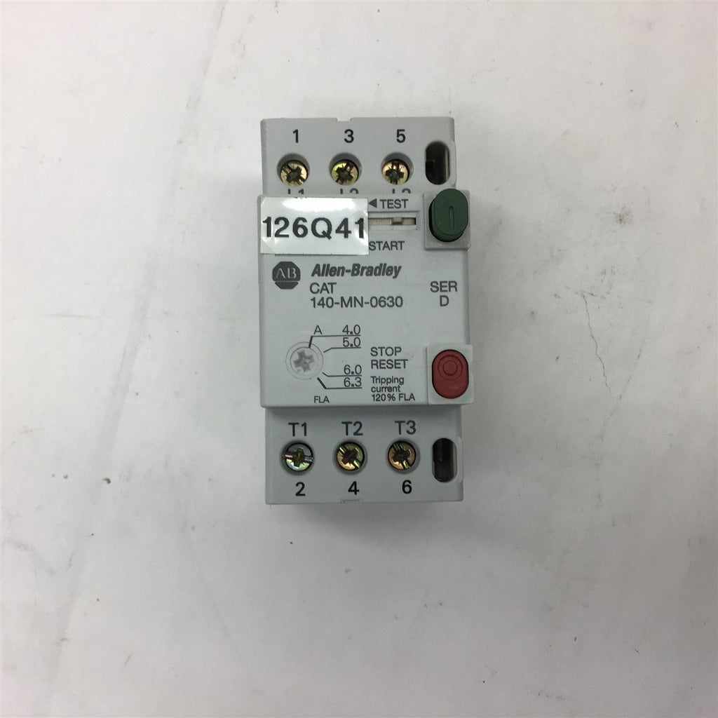 Allen-Bradley 140-MN-0630 4.0-6.3 Amps Manual Moor Starter