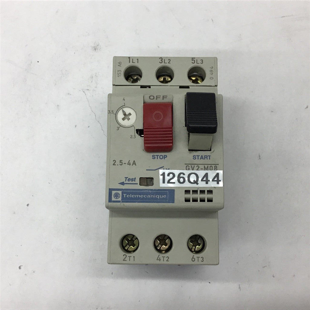 Telemecanique GV2-M08 2.5-4A Manual Motor Starter