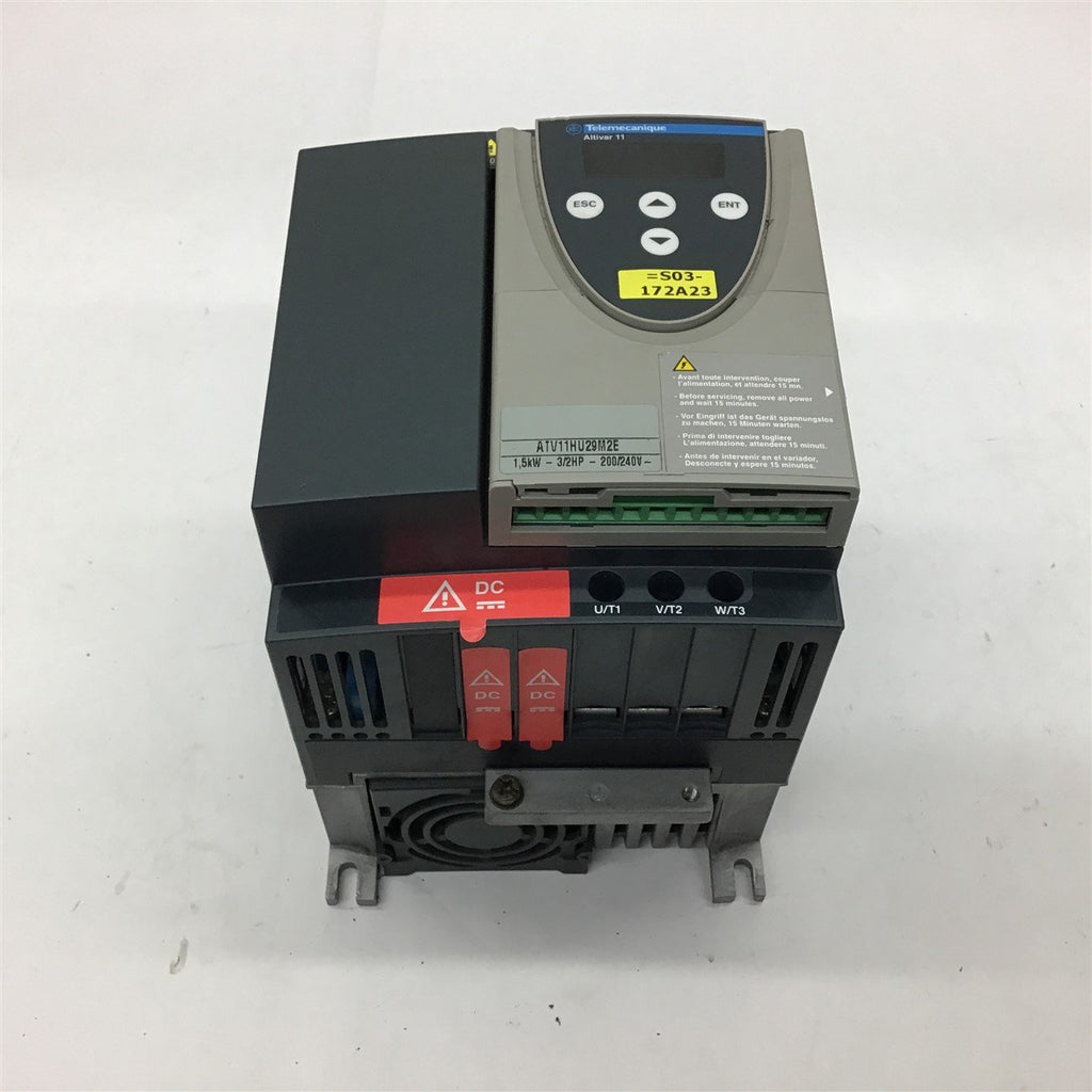 Telemecanique ATV11HU29M2E 3/2 HP Drive 230 Volts