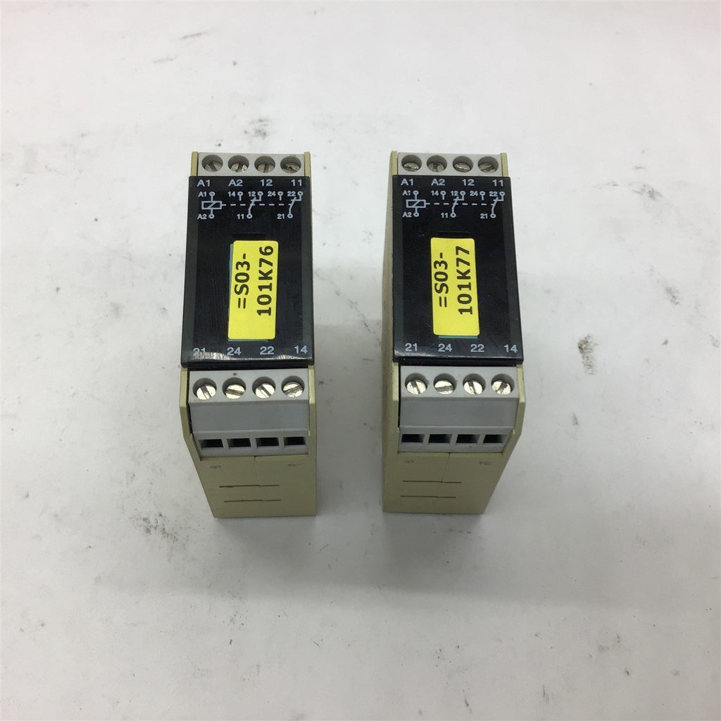 Siemens 3TX7 002-1FB02 Relay Interface Modules 24V AC/DC 1-250V AC/DC Lot of 2