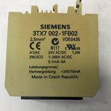 Siemens 3TX7 002-1FB02 Relay Interface Modules 24V AC/DC 1-250V AC/DC Lot of 2