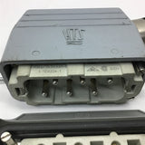 Harting HSB.6/35.Bu.S.B1-6 1-1104205-1 600 Volt Connector