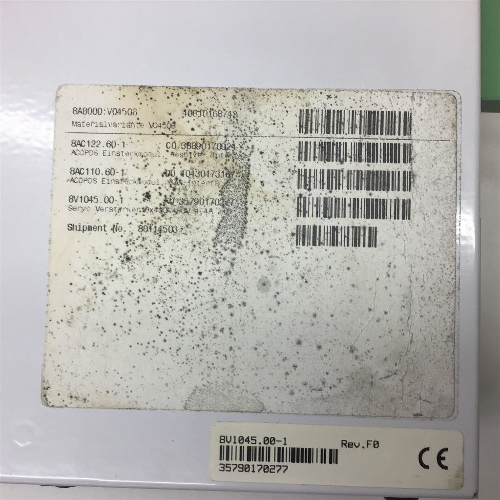 B & R Automation Acopos 1045 Intelligent Servo Driver 8V1045.00-2