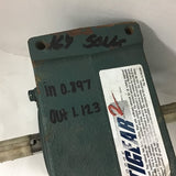 Dodge Tigear 26S40LR 40:1 Ratio 1.55 Input Hp Left / Right Angle Gear Reducer