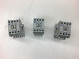 Allen-Bradley 100-C09Z*10 Contactor 460 V @ 5 HP 24 VDC Lot of 3