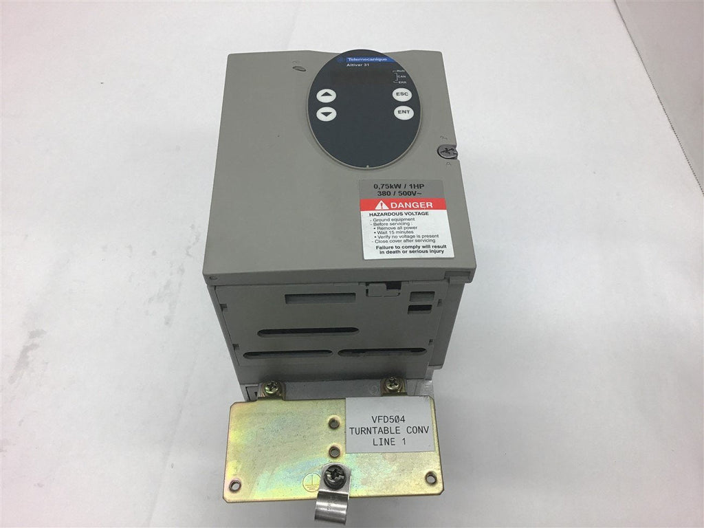 Telemecanique ATV31H075N4 1 HP Drive 380/500 volts