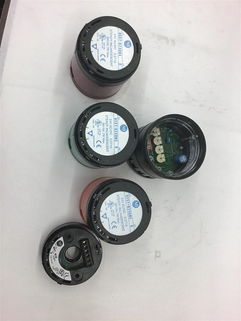 Allen-Bradley Stack-Lights 855T-BCB 855t-B24DN3 855T-B35DN5 855T-B35DN4 24 V