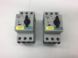 Siemens 3RV1021-4AA10 Sirius Motor Starter Circuit Breaker 11-16A Lot of 2
