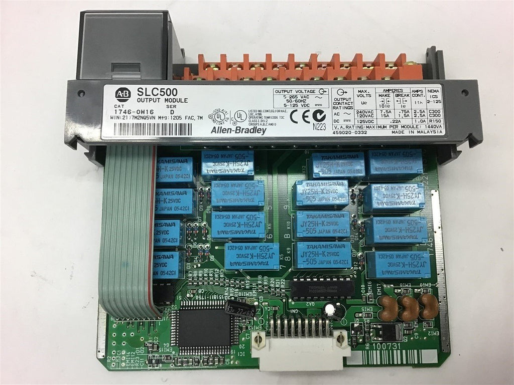 Allen-Bradley 1746-OW16 SLC500 Output module