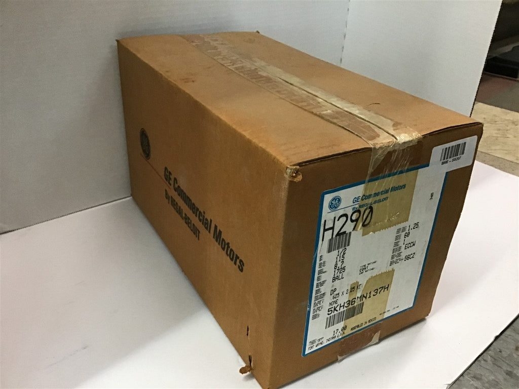 Ge 5KH36MN137H 1/2 HP AC Motor 115 Volts 1725 Rpm 56CZ Frame
