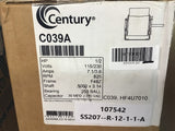 Century C039A 1/2 HP AC Motor 115/230 volts 825 RPM 48Z Frame