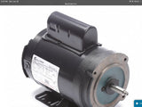 Century B586 1 HP AC Motor 208-230 V Single Phase 3450 Rpm 56HCZ Frame