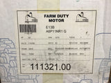 Leeson 111321.00 Farm Duty Motor 1/2 HP 115/230 Volts 56HZ Fr 1075 RPM