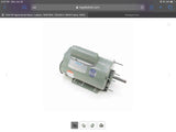 Leeson 111321.00 Farm Duty Motor 1/2 HP 115/230 Volts 56HZ Fr 1075 RPM