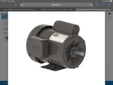 Weg CDL34-36-56 3/4 HP AC Motor 115/208-230 V Single Phase 2P 3600 Rpm 56Fr