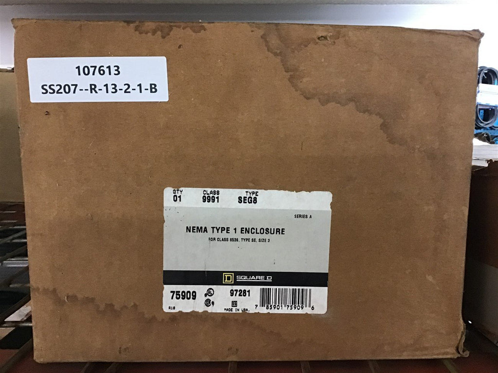 Square D 9991 SEG8 Nema Type 1 Enclosure