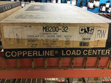 Copperline MB200-32 200 Amp Load Center Single Phase 120/240 Vac Indoor