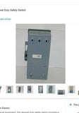 Square D D222N 60 Amp Safety Switch 240 Vac Type 1