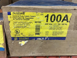 Square D DU323RB 100 Amp General Safety Switch 240 Vac