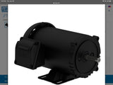 Weg .7518ES3E56C-S 3/4 Hp AC Motor 208-230/460 V 3 Phase 56C 4P 1800 Rpm