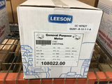 Leeson 108022.00 1 HP DC Motor 90 volts 1750 Rpm 56C Fr TEFC