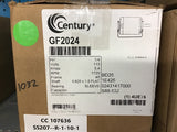 Century GF2024 1/4 HP AC Motor 115 V Single Phase 1725 Rpm 48 Frame