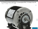Century GF2024 1/4 HP AC Motor 115 V Single Phase 1725 Rpm 48 Frame