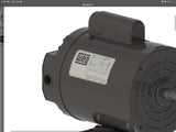 Weg 00118ES1BPFD56 1 Hp AC Motor 115/208-230 V Single Phase 1800 Rpm 4P 56 Fr