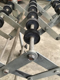 Flexible Gravity Skatewheel Conveyor 23" x 25'
