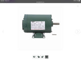 Leeson 101448.00 1/2 HP AC Motor 208-230/460 V 3 Phase 3450 Rpm 2P 56 Frame