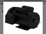 Weg 00156ES1B56-S 1 1/2 HP AC Motor 115/208-230 V Single Phase 2P 3600 Rpm 56 FR